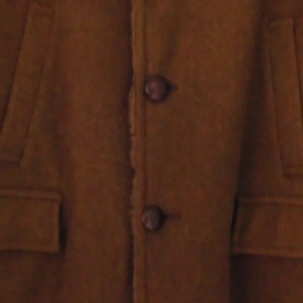 Vintage Zero King Coat Wool Faux Fur Lined Wind and Water Repellent Sz 44 Large‎